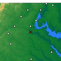Nearby Forecast Locations - Fredericksburg - Carta