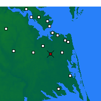 Nearby Forecast Locations - Chesapeake - Carta