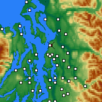 Nearby Forecast Locations - Everett - Carta