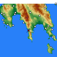 Nearby Forecast Locations - Areopoli - Carta