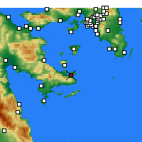 Nearby Forecast Locations - Poros - Carta