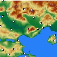 Nearby Forecast Locations - Rodolivos - Carta