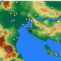 Nearby Forecast Locations - Epanomi - Carta