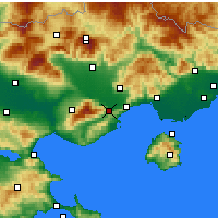 Nearby Forecast Locations - Eleftheroupoli - Carta