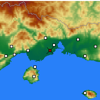 Nearby Forecast Locations - Abdera - Carta