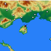 Nearby Forecast Locations - Taso - Carta
