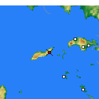 Nearby Forecast Locations - Agios Kirykos - Carta