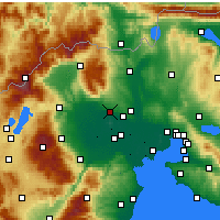 Nearby Forecast Locations - Giannitsa - Carta