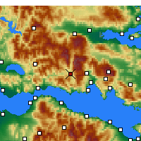 Nearby Forecast Locations - Lidoriki - Carta