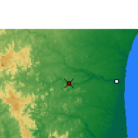 Nearby Forecast Locations - Nova Venécia - Carta