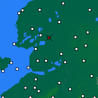 Nearby Forecast Locations - Heerenveen - Carta
