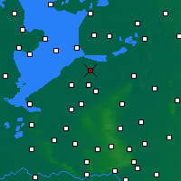 Nearby Forecast Locations - Dronten - Carta