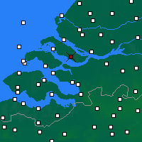 Nearby Forecast Locations - Oostflakkee - Carta