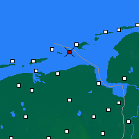 Nearby Forecast Locations - Rottumeroog - Carta