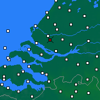 Nearby Forecast Locations - Spijkenisse - Carta