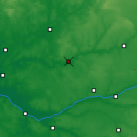 Nearby Forecast Locations - Château-du-Loir - Carta
