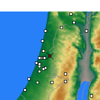 Nearby Forecast Locations - Kafr Qasim - Carta