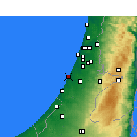 Nearby Forecast Locations - Ashdod - Carta