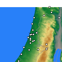 Nearby Forecast Locations - Ramat Gan - Carta