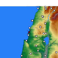 Nearby Forecast Locations - Nahariya - Carta