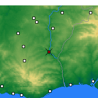 Nearby Forecast Locations - Mértola - Carta