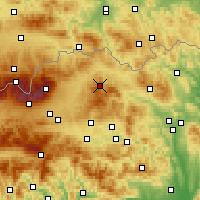 Nearby Forecast Locations - Nová Ľubovňa - Carta