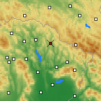 Nearby Forecast Locations - Zbudská Belá - Carta