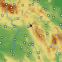 Nearby Forecast Locations - Kudowa-Zdrój - Carta