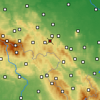 Nearby Forecast Locations - Wałbrzych - Carta