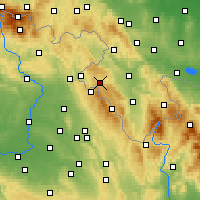 Nearby Forecast Locations - Duszniki-Zdrój - Carta