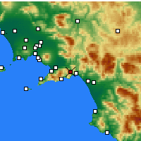 Nearby Forecast Locations - Cava de' Tirreni - Carta