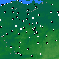 Nearby Forecast Locations - Wetteren - Carta