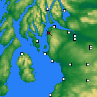 Nearby Forecast Locations - Inverkip - Carta