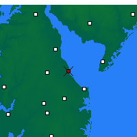 Nearby Forecast Locations - Milford - Carta