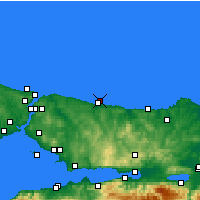 Nearby Forecast Locations - Şile - Carta