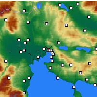 Nearby Forecast Locations - Evosmos - Carta