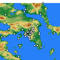 Nearby Forecast Locations - Īrakleio - Carta