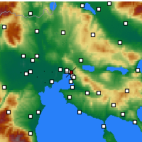 Nearby Forecast Locations - Sykies - Carta