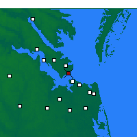 Nearby Forecast Locations - Hampton - Carta