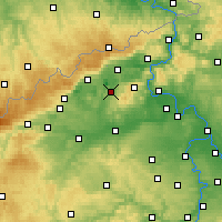 Nearby Forecast Locations - Bílina - Carta