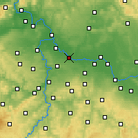 Nearby Forecast Locations - Brandýs nad Labem-Stará Boleslav - Carta