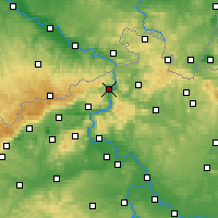Nearby Forecast Locations - Děčín - Carta