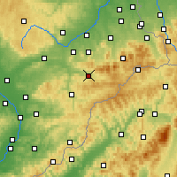 Nearby Forecast Locations - Rožnov pod Radhoštěm - Carta