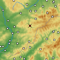 Nearby Forecast Locations - Vsetín - Carta