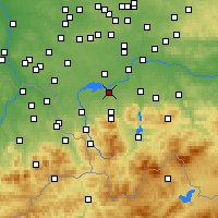 Nearby Forecast Locations - Czechowice-Dziedzice - Carta