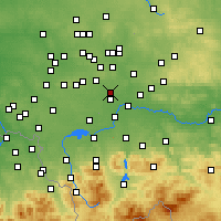 Nearby Forecast Locations - Lędziny - Carta