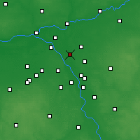 Nearby Forecast Locations - Ząbki - Carta