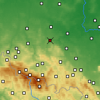 Nearby Forecast Locations - Złotoryja - Carta