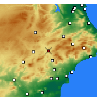 Nearby Forecast Locations - Villena - Carta