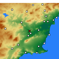 Nearby Forecast Locations - Molina de Segura - Carta